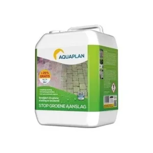 Aquaplan stop groene aanslag 4L en 25 p/c gratis