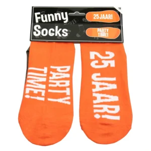 Sokken - 25 Jaar! Party time! - Funny socks