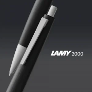 Lamy Vulpen 2000 zwart penpunt 14K Medium