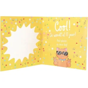 Kaart - Leeftijd & muziek - 11 jaar - 021A