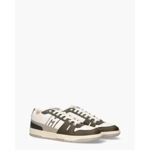 Mercer The Brooklyn M  Wit/Donkerblauw/Bruin Herensneakers