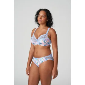 Prima Donna Madison slip in lichtblauw met bloemenprint