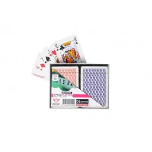 Speelkaarten - Kaartspel - Poker/bridge - In hard plastic doosje