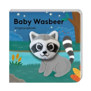 Boek - Vingerpopboek - Baby wasbeer