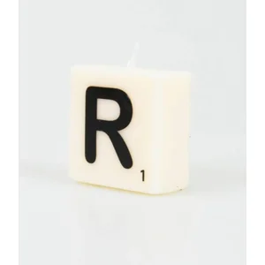 Cijfer- / letterkaarsje - Scrabble - R