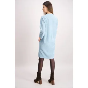 Signe Nature Kleed: Licht blauw, Ribfluweel ( Signe.1342 )