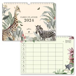 Familieplanner - 2024 - Jungle - 5 personen