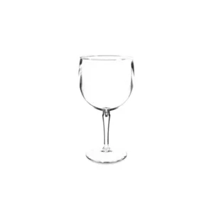 pint mannelijk echtgenoot Set onbreekbare zwembadglazen groot wijnglas op voet helder transparant 6  stuks 47cl - Wijnglazen - Shopa