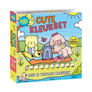 Boek - Kleurboek - Sunny vibes - Cute kleurset