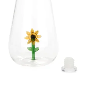 Balvi Waterfles Karaf Zonnebloem 1L glas