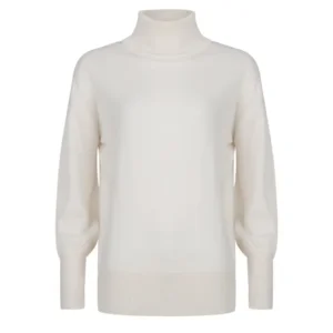 Esqualo Pull met kol: OFF WHITE