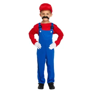 Kostuum - Super loodgieter - Rood - 4-6jr.
