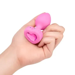 B-Vibe Vibrerende Hartvormige Butt Plug 10 Cm