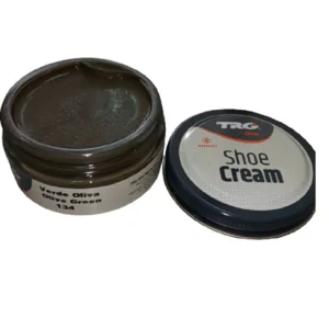 TRG - schoencrème met bijenwas - olijf groen - 50 ml