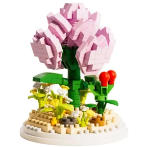 Botanics bouwsteentjes  Roze Roos