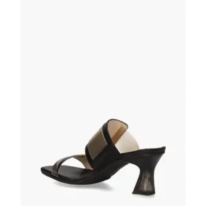 Hispanitas Greta Zwart/Bruin Damesslippers