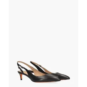 Santoni 71407 Zwart Dames Slingbackpumps