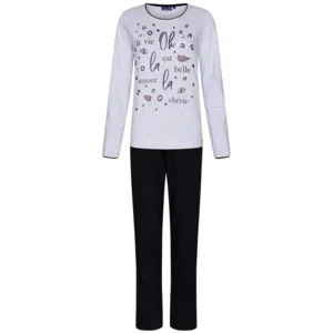 Pastunette – Eye-Nonic - Pyjama – 21242-462-2 – Light Grey
