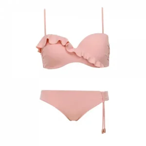 Chantelle Oxygen strapless voorgevormde bikini in roos