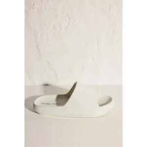 Ysabel Mora Slip On teenslippers in ivoor