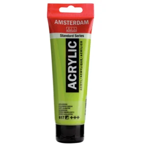 Acrylverf - 617 - Geel groen - Amsterdam - 120ml