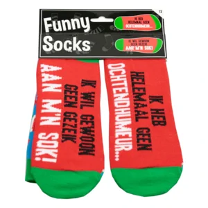 Sokken - Ik heb helemaal geen ochtendhumeur - Funny socks