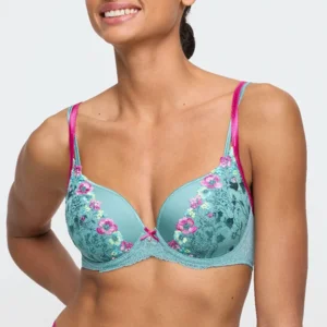 Marie jo Voorgevormde BH: Lizelot, Bali Green, Euorpese Maten, Hartvorm ( MJO.288 )