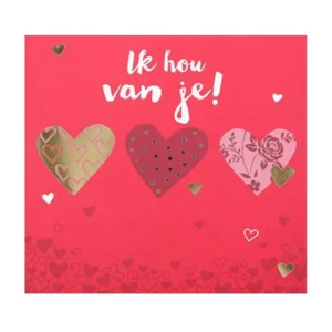 Kaart - Pop-up, licht & muziek - Ik hou van je! - 054A