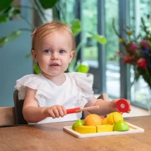 Snijfruit op plankje - Met 5 soorten fruit - 12dlg