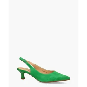 Di Lauro Rebecca Groen Dames Slingbackpumps
