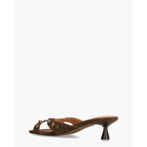 Inuovo YR6004 Donkerbruin Damesslippers