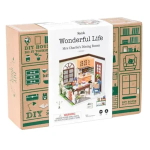 Voordeelpakket Wonderful Life – Jimmy’s Studio – Anne’s Bedroom – Mrs Charlie’s Dining Room -  Robotime Modelbouwpakket