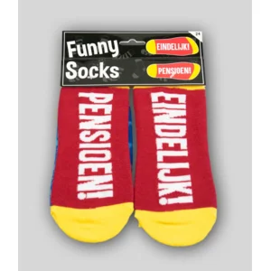 Sokken - Eindelijk pensioen! - Funny socks