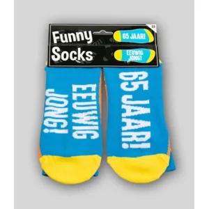 Sokken - 65 jaar! Eeuwig jong! - Funny socks