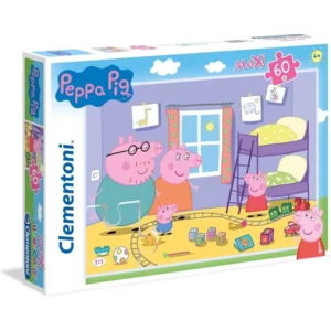 Clementoni Maxi Super Color puzzel - Peppa Pig - 60 stukjes