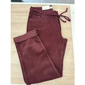 Para Mi broek: Bobby, ribcord, Burgundy Red, L30 ( PARA.383 )