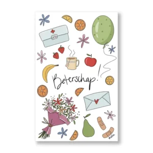 Kaart - Hallmark - Matia Studio - Beterschap! - 45