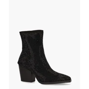 Shemerry NA001 Zwart Dames Enkelboots