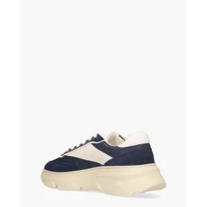 Copenhagen Studios CPH56M Material Mix Donkerblauw/Wit Herensneakers