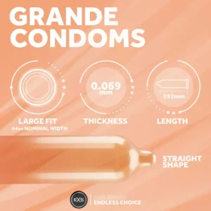 EXS Grande Extra Wijde Condooms 64 mm - 100 stuks