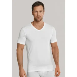 Schiesser 95/5 Shirt V-Hals - 205429 – White