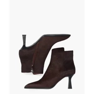 Lola Cruz 023T90BK Bordeaux Dames Enkellaarsjes