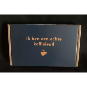 Brievenbus post Ik ben een echte koffieleut!