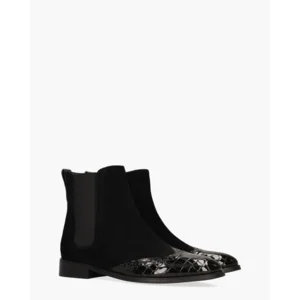 Di Lauro Sheralyn Zwart Dames Chelseaboots