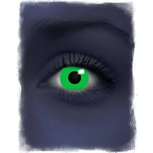UV Groene Kleurlenzen – Weeklenzen Zonder Sterkte – Voor Monsters, Heksen & Zombies – Halloween Special