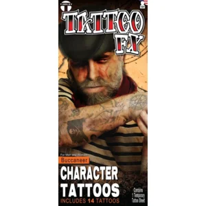 Tijdelijke tattoo's - Piraat
