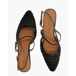 Di Lauro Dante Zwart Dames Slingbacks