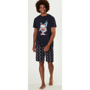 Happy People Heren Pyjama: Korte mouw / Short ( HAP.66 )