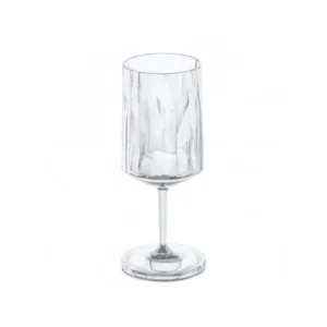 Set onbreekbare glazen CLUB N°4 glas met voet helder transparant 6 stuks 300ml Koziol