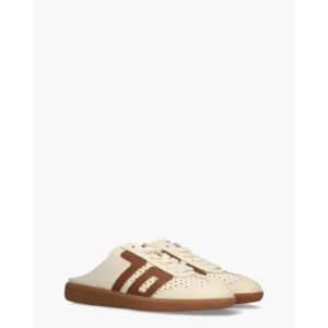 Back 70 Easter Crème/Bruin Damesslippers